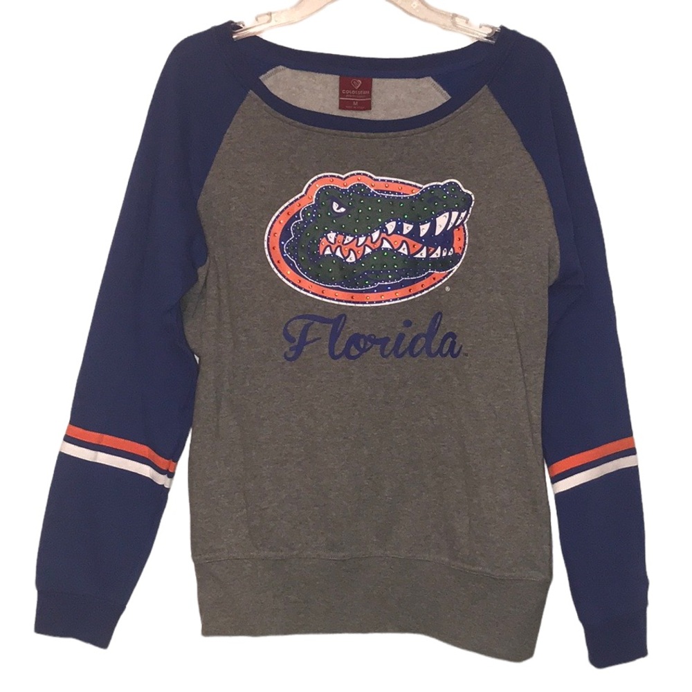 Colosseum University of Florida Gators Rhinestone Crewneck Sweatshirt Size M - Picture 7 of 7